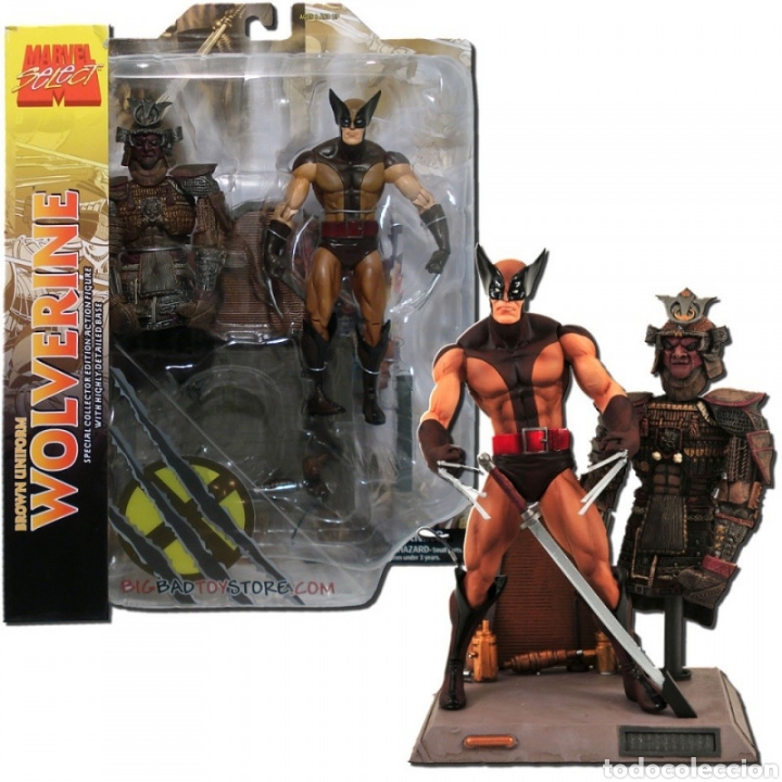 Figuras y mu&ntilde;ecos Marvel: FIGURA LOBEZNO MARR&Oacute;N WOLVERINE (MARVEL SELECT) - Foto 2