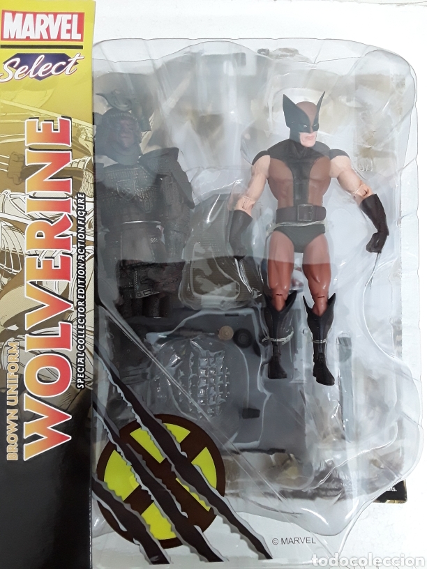 Figuras y mu&ntilde;ecos Marvel: FIGURA LOBEZNO MARR&Oacute;N WOLVERINE (MARVEL SELECT) - Foto 1