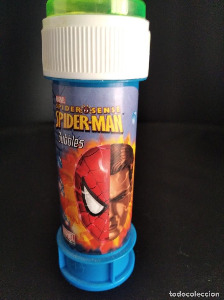 Figuras y mu&ntilde;ecos Marvel: SPIDER-MAN BOTE DE BURBUJAS, DULCOP ITALIA 2002- - Foto 1