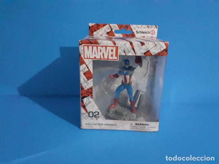 Figuras y mu&ntilde;ecos Marvel: Capitan America. Marvel Schleichs - Foto 1