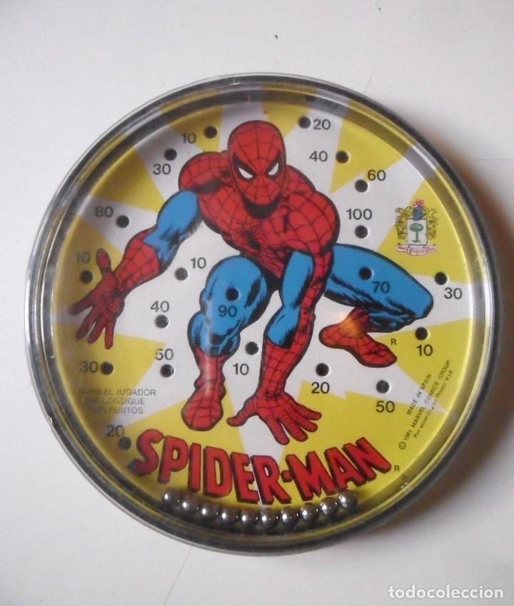 Figuras y mu&ntilde;ecos Marvel: SPIDER-MAN ANTIGUO JUEGO DE BOLAS MADE IN SPAIN MARVEL 1981 - Foto 1