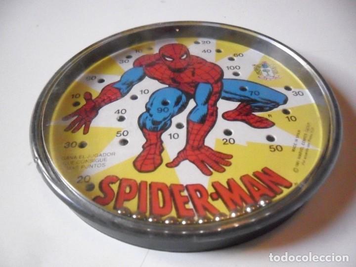 Figuras y mu&ntilde;ecos Marvel: SPIDER-MAN ANTIGUO JUEGO DE BOLAS MADE IN SPAIN MARVEL 1981 - Foto 2