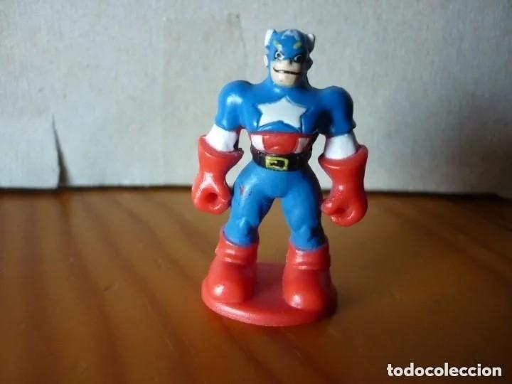 Figuras y mu&ntilde;ecos Marvel: FIGURA CAPIT&Aacute;N AM&Eacute;RICA - 4 CM.-MARVEL 2011 - Foto 1