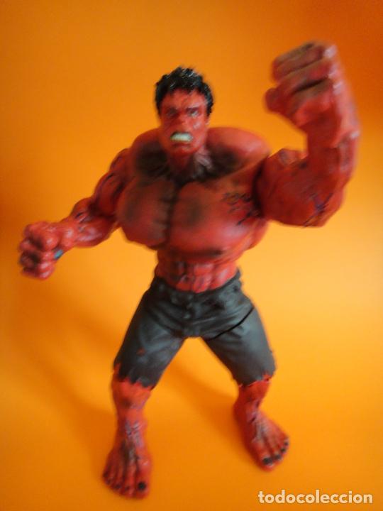 Figuras y mu&ntilde;ecos Marvel: FIGURA MARVEL COMICS AVENGERS RED HULK 10&rdquo; - 26CM ESPECTACULAR! - Foto 3