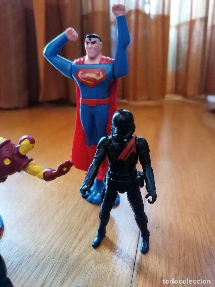 Figuras y mu&ntilde;ecos Marvel: LOTE DE MU&Ntilde;ECOS IRON MAN SUPERMAN STAR WARS - Foto 5