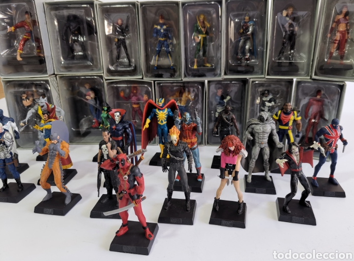 Figuras y Muñecos Marvel: COLECCIÓN DE FIGURAS MARVEL KNIGHTS. DETALLADAS FIGURAS DE PLOMO PINTADAS A MANO.. Lote 246658420