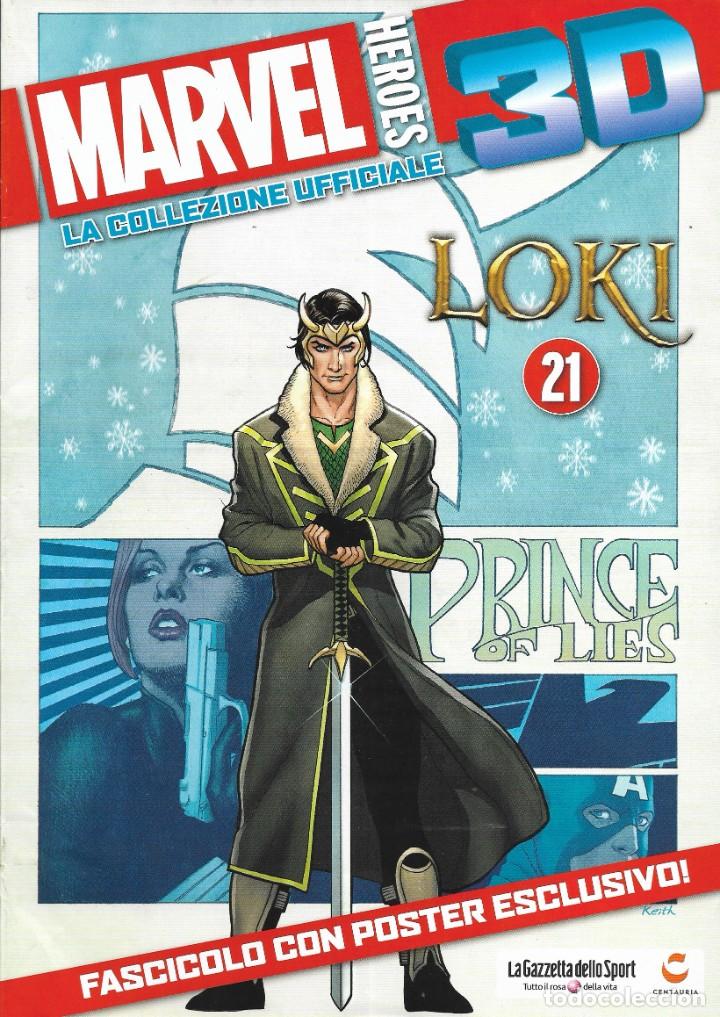 Figuras y mu&ntilde;ecos Marvel: Figura Marvel Heroes 3d LOKI. Eaglemos - Foto 3