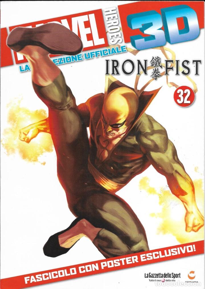 Figuras y mu&ntilde;ecos Marvel: Figura Marvel Heroes 3d IRON FIST. Eaglemoss - Foto 3