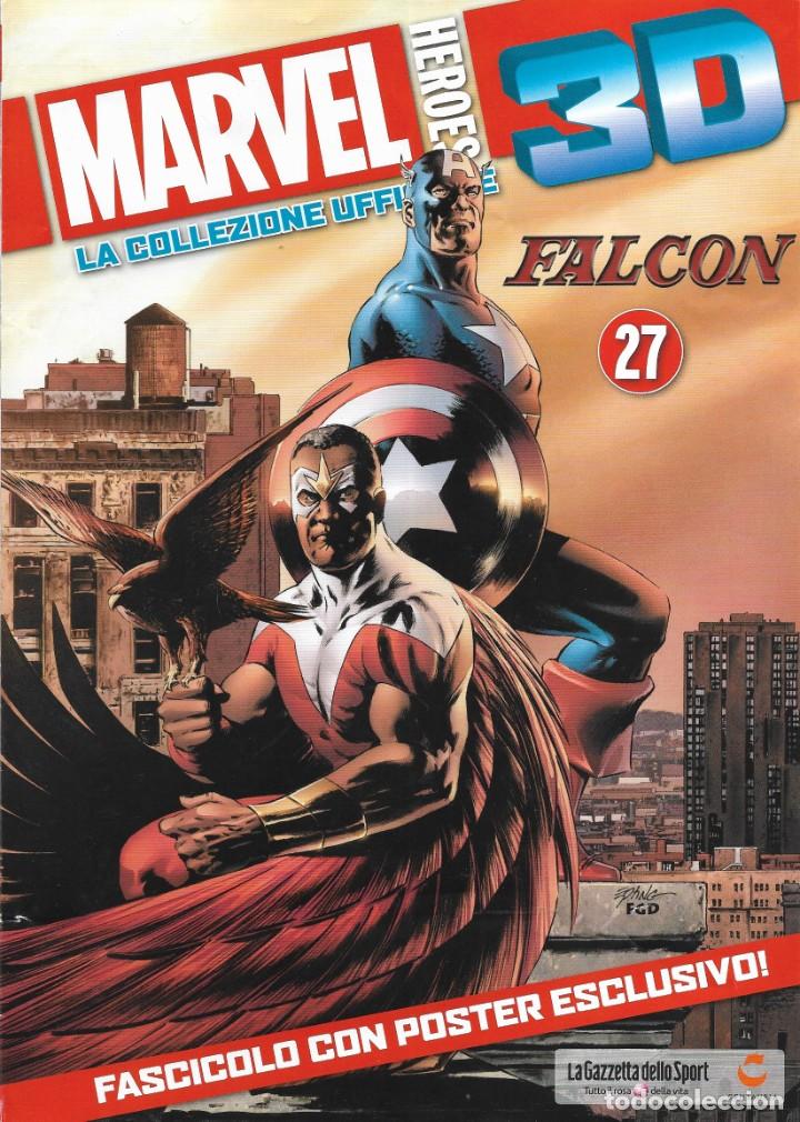 Figuras y mu&ntilde;ecos Marvel: Figura Marvel Heroes 3d FALCON. Eaglemoss - Foto 2