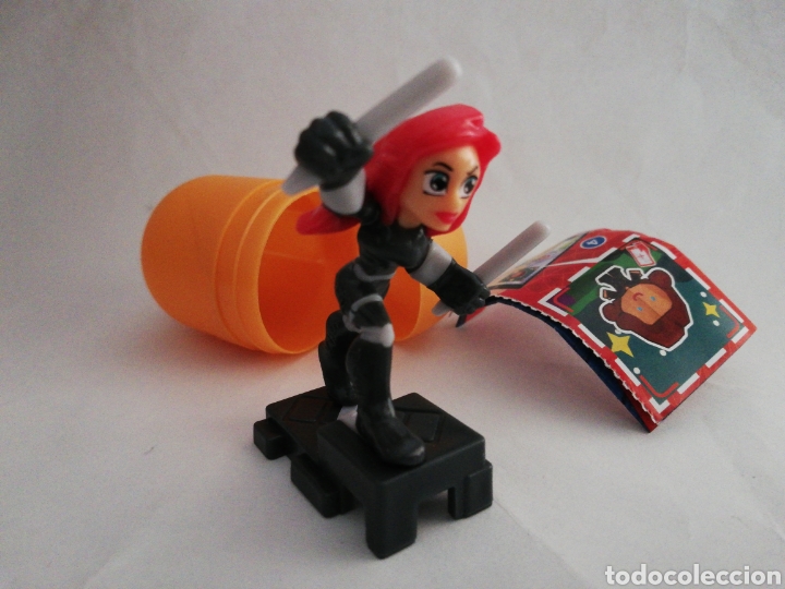 Figuras y mu&ntilde;ecos Marvel: Figura Viuda Negra Kinder Sorpresa - Foto 1