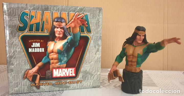 Figuras y mu&ntilde;ecos Marvel: Busto SHAMAN (ALPHA FLIGHT). Bowen Designs 2007. - Foto 1