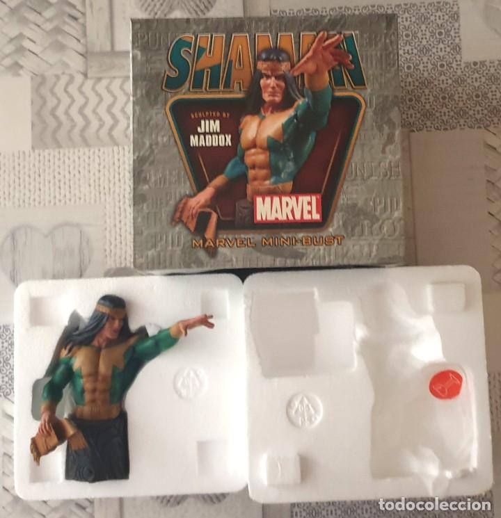 Figuras y mu&ntilde;ecos Marvel: Busto SHAMAN (ALPHA FLIGHT). Bowen Designs 2007. - Foto 2