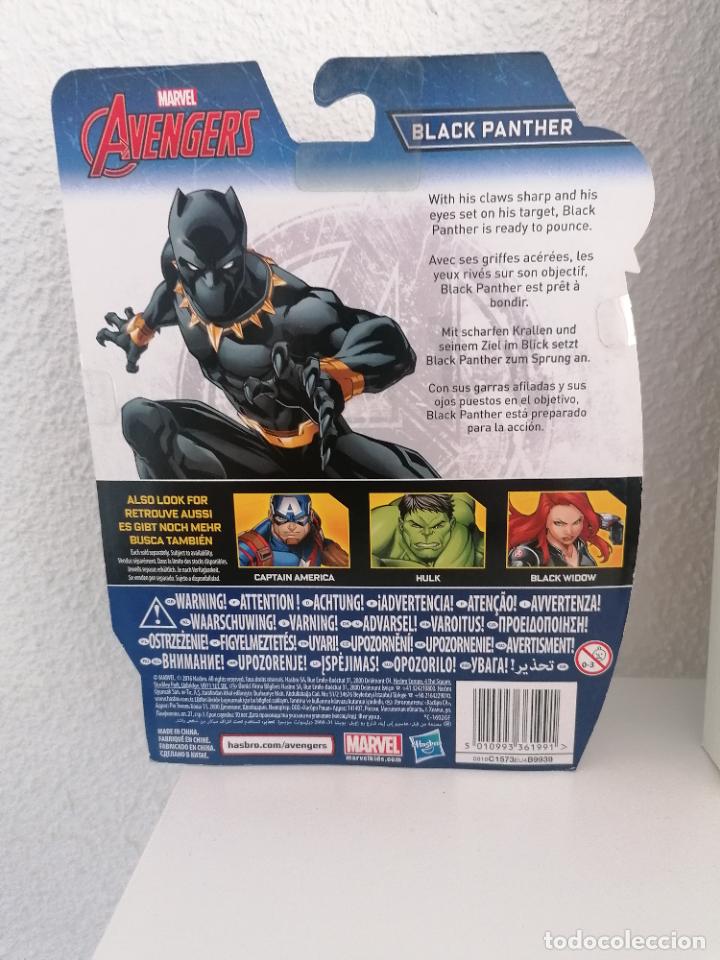 Figuras y mu&ntilde;ecos Marvel: Black panther marvel avengers hasbro - Foto 2
