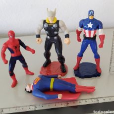 Figuras y Muñecos Marvel: LOTE FIGURAS SUPERHÉROES MARVEL DC COMICS SPIDERMAN THOR SUPERMAN MUÑECO. Lote 266030518