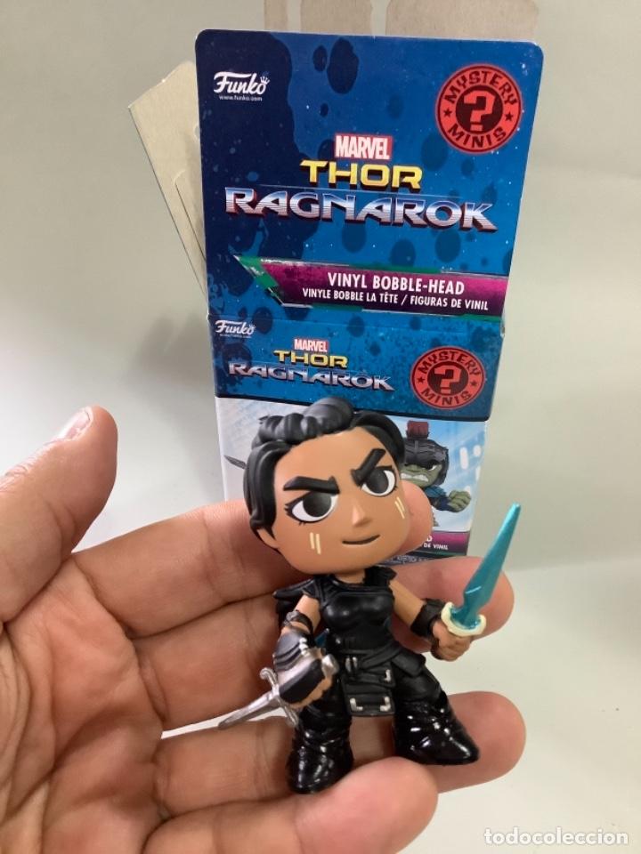 Figuras y mu&ntilde;ecos Marvel: Funko Marvel Thor Ragnarok. Vinyl Bobble Head. Marvel. Valkirye. - Foto 1