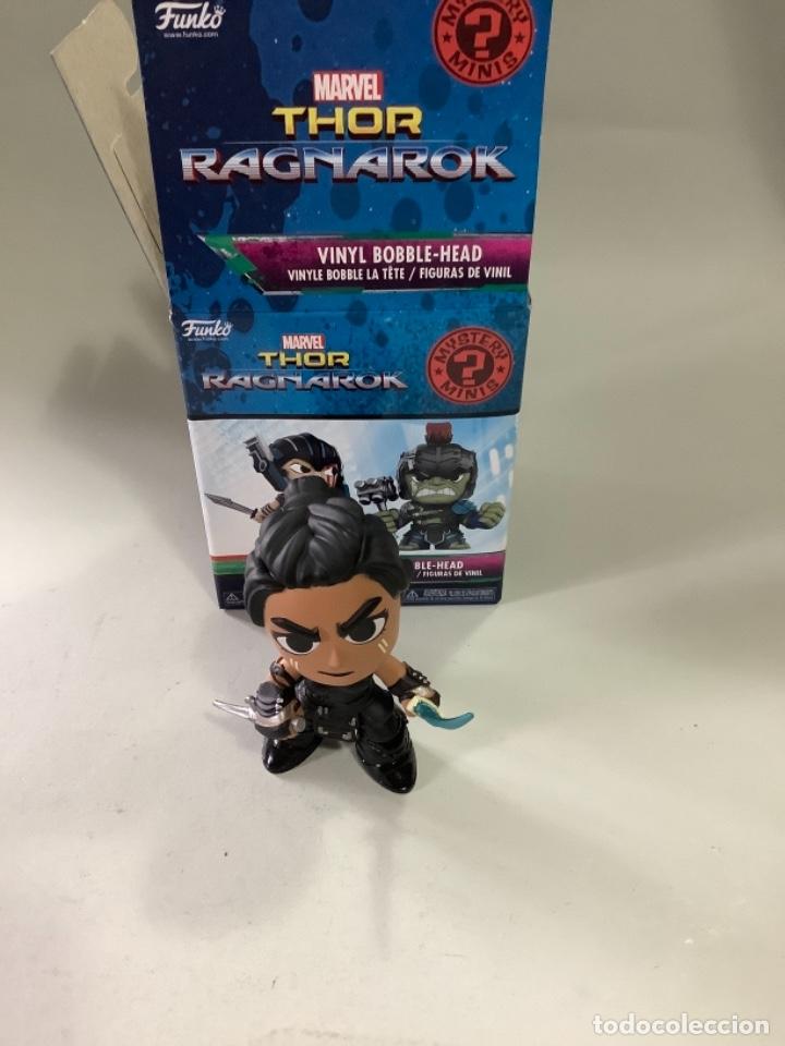 Figuras y mu&ntilde;ecos Marvel: Funko Marvel Thor Ragnarok. Vinyl Bobble Head. Marvel. Valkirye. - Foto 2