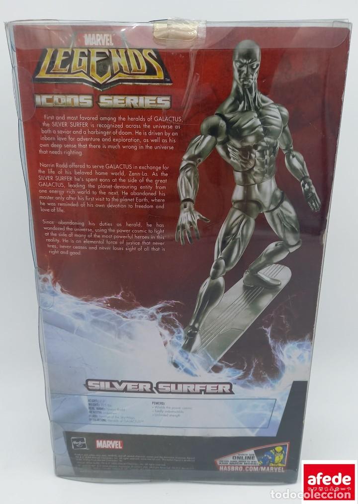 Figuras y mu&ntilde;ecos Marvel: FIGURA SILVER SURFER MARVEL LEGENDS DE HASBRO DEL 2006 - Foto 2