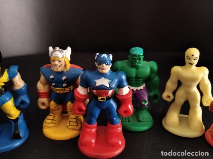 Figuras y mu&ntilde;ecos Marvel: MARVEL SUPERHEROES - COLECCION LOTE DE 7 FIGURAS KINDER - - Foto 3