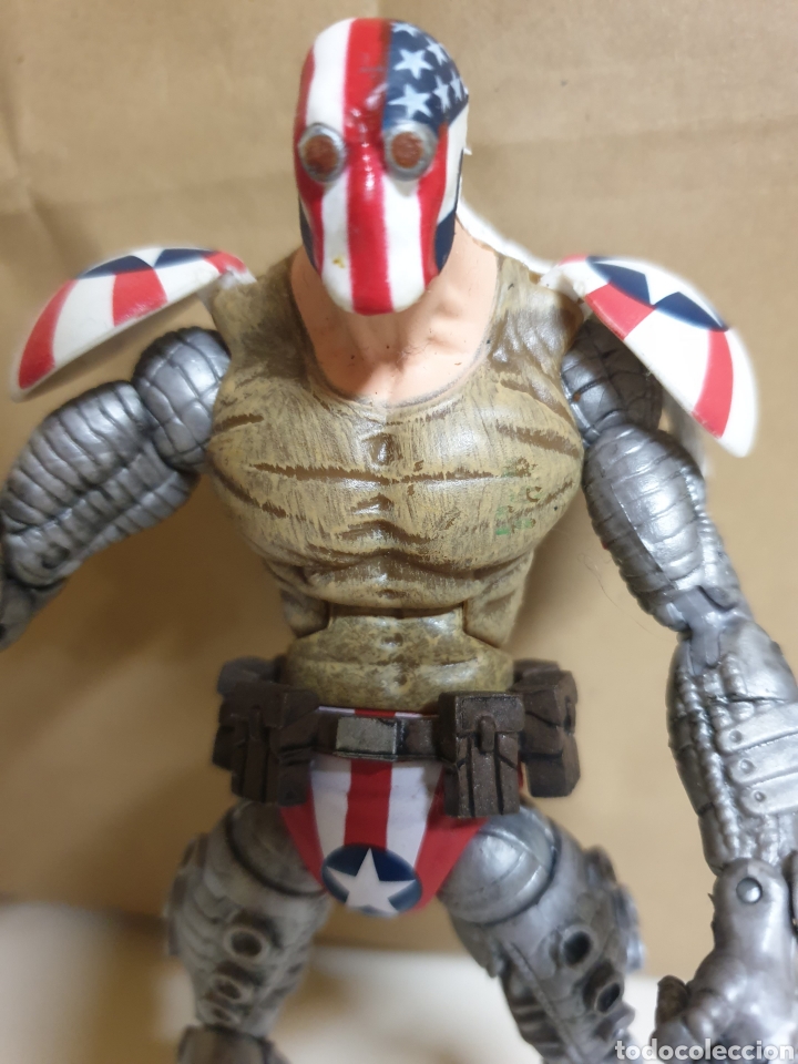 Figuras y mu&ntilde;ecos Marvel: Marvel legends legendary heroes superpatriota dif&iacute;cil - Foto 2