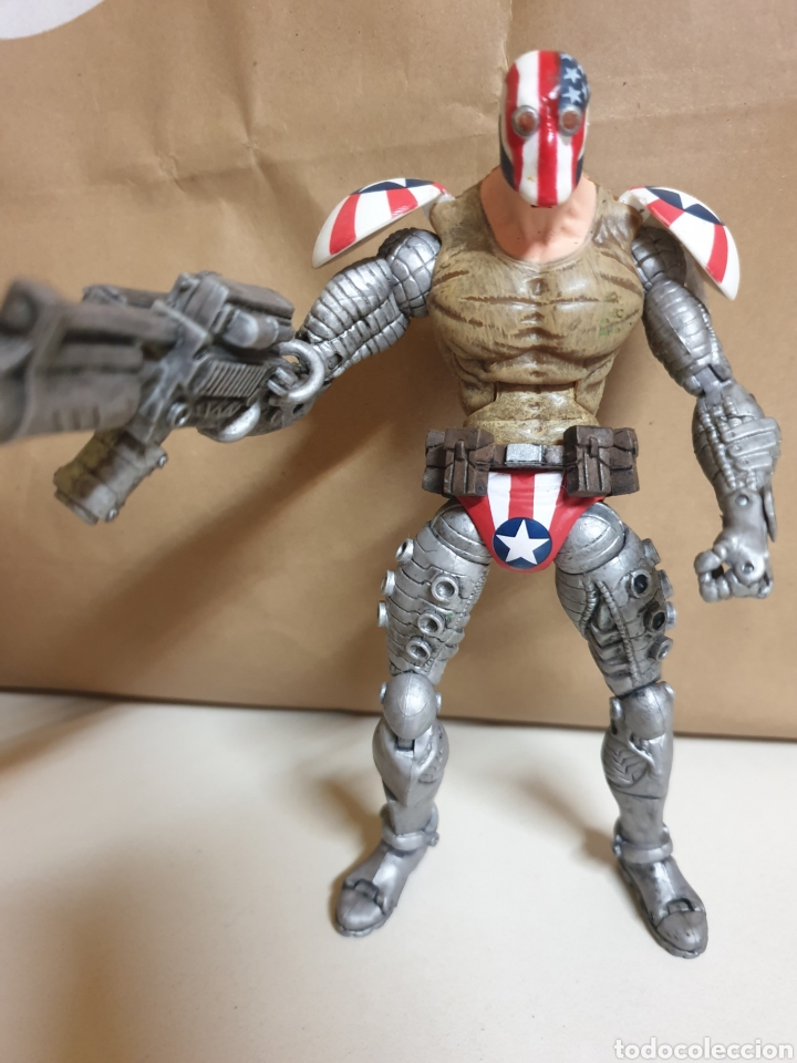 Figuras y mu&ntilde;ecos Marvel: Marvel legends legendary heroes superpatriota dif&iacute;cil - Foto 1