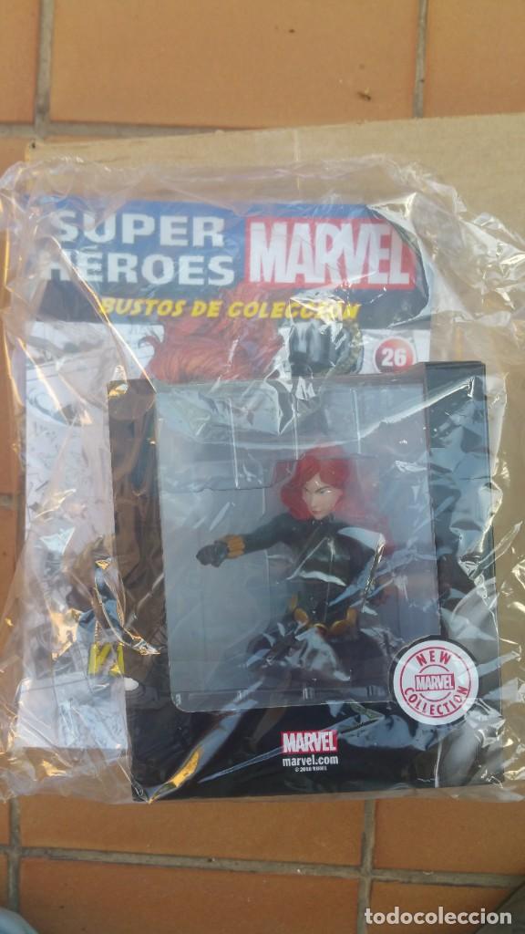 Figuras y mu&ntilde;ecos Marvel: Bustos Marvel fasciculo 26 viuda negra/black widow - Foto 1