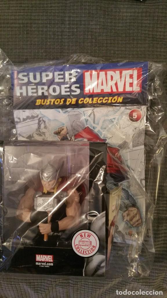 Figuras y mu&ntilde;ecos Marvel: Fasciculo 5 bustos marvel Thor - Foto 1