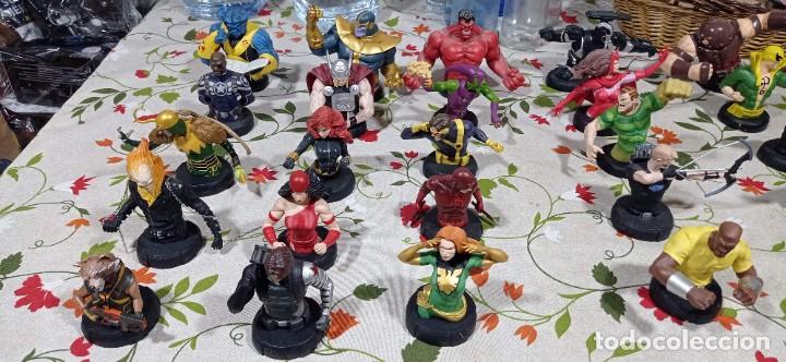 Figuras y mu&ntilde;ecos Marvel: LOTE DE 42 BUSTOS MARVEL - Foto 1