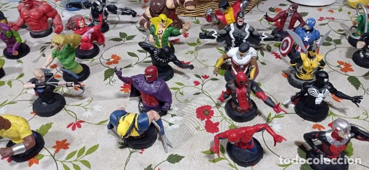 Figuras y mu&ntilde;ecos Marvel: LOTE DE 42 BUSTOS MARVEL - Foto 2