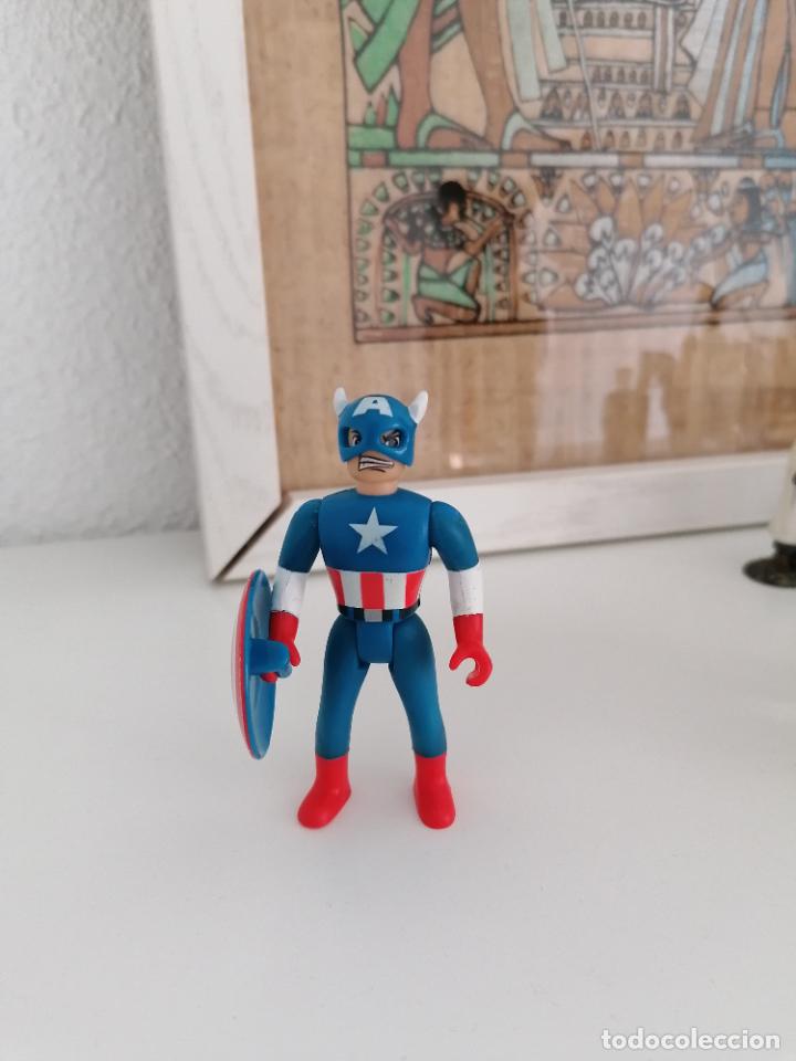 Figuras y mu&ntilde;ecos Marvel: Capit&aacute;n america marvel world famosa - Foto 1
