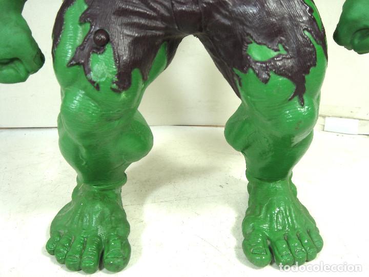 Figuras y mu&ntilde;ecos Marvel: GRAN FIGURA SONORA 32 CMS - INCREIBLE HULK MARVEL 2003 - GOMA Y PLASTICO &iexcl;&iexcl;FUNCIONA&iexcl;&iexcl; LA MASA - 2 - Foto 6