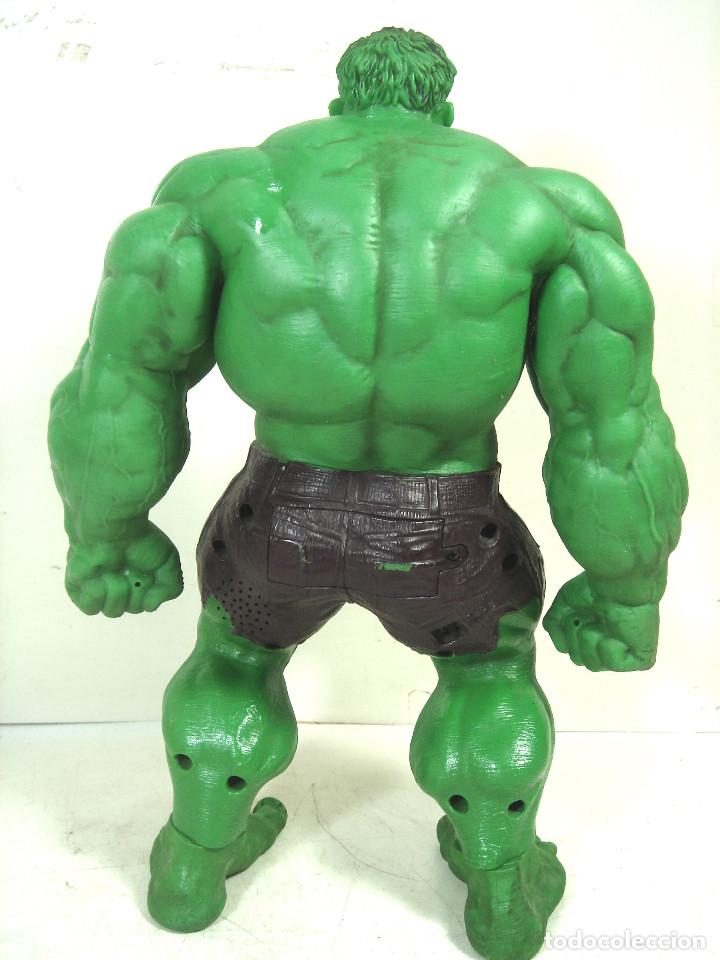 Figuras y mu&ntilde;ecos Marvel: GRAN FIGURA SONORA 32 CMS - INCREIBLE HULK MARVEL 2003 - GOMA Y PLASTICO &iexcl;&iexcl;FUNCIONA&iexcl;&iexcl; LA MASA - 2 - Foto 8
