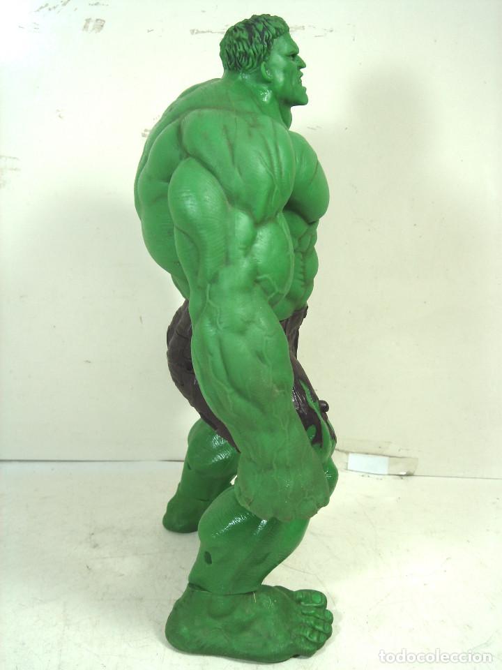 Figuras y mu&ntilde;ecos Marvel: GRAN FIGURA SONORA 32 CMS - INCREIBLE HULK MARVEL 2003 - GOMA Y PLASTICO &iexcl;&iexcl;FUNCIONA&iexcl;&iexcl; LA MASA - 2 - Foto 9