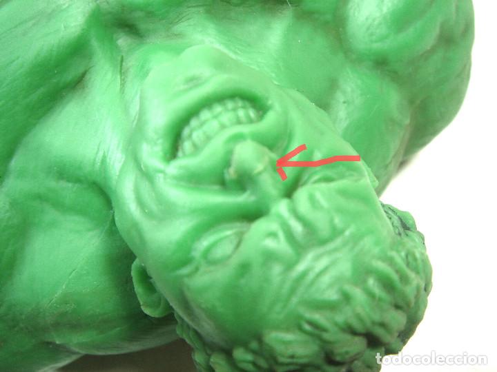 Figuras y mu&ntilde;ecos Marvel: GRAN FIGURA SONORA 32 CMS - INCREIBLE HULK MARVEL 2003 - GOMA Y PLASTICO &iexcl;&iexcl;FUNCIONA&iexcl;&iexcl; LA MASA - 2 - Foto 15