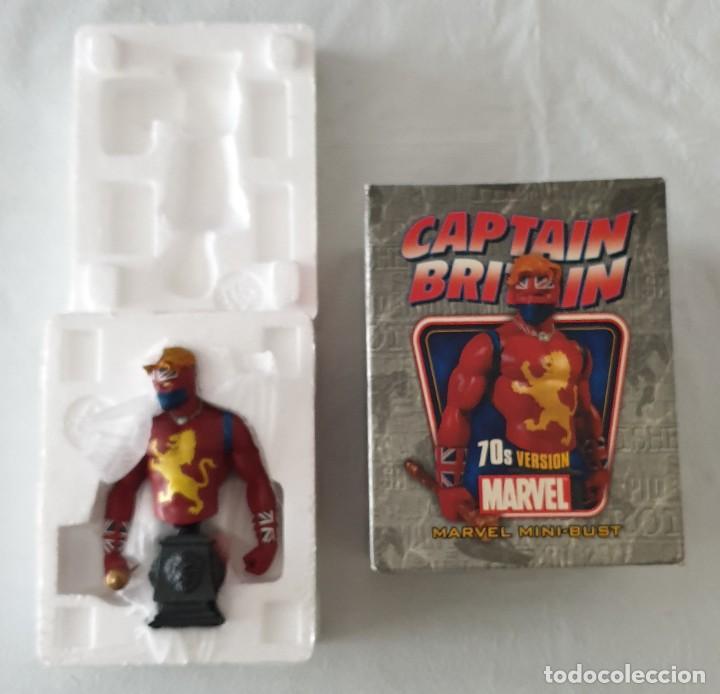 Figuras y mu&ntilde;ecos Marvel: Busto CAPITAN BRITANIA &ndash; CAPTAIN BRITAIN Version de los 70. Bowen Designs 2007. - Foto 2
