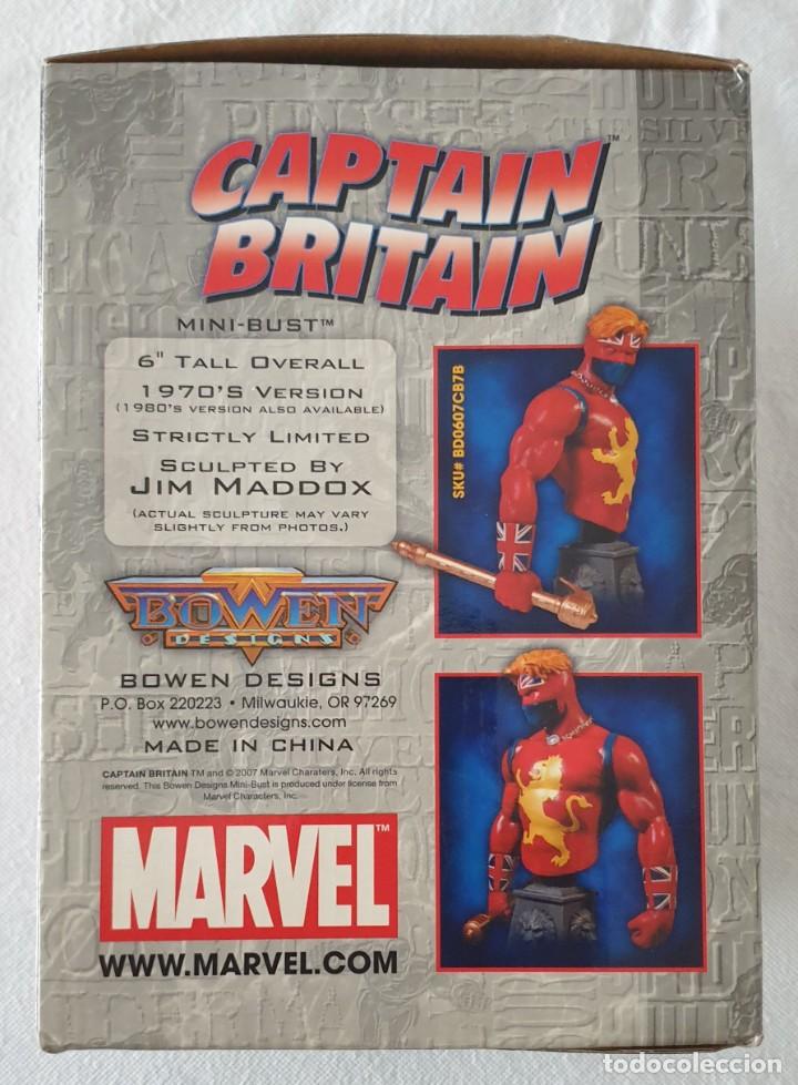 Figuras y mu&ntilde;ecos Marvel: Busto CAPITAN BRITANIA &ndash; CAPTAIN BRITAIN Version de los 70. Bowen Designs 2007. - Foto 3