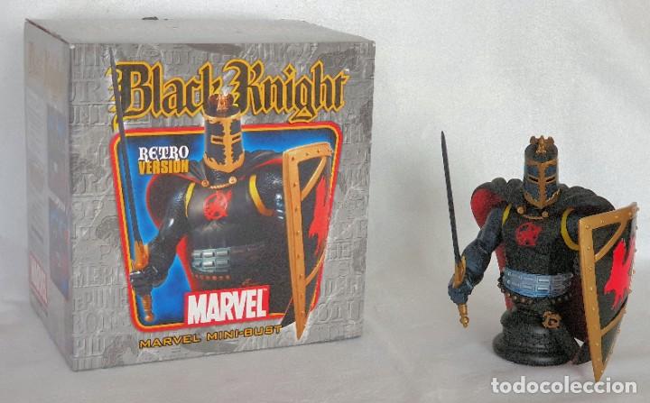Figuras y mu&ntilde;ecos Marvel: Busto EL CABALLERO NEGRO &ndash; BLACK KNIGHT Version Retro. Bowen Designs 2008. - Foto 1