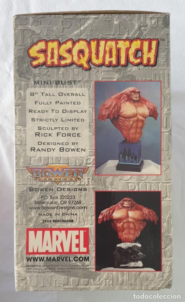 Figuras y mu&ntilde;ecos Marvel: Busto SASQUATCH (ALPHA FLIGHT) Version base cubo azul. Bowen Designs 2006. - Foto 3
