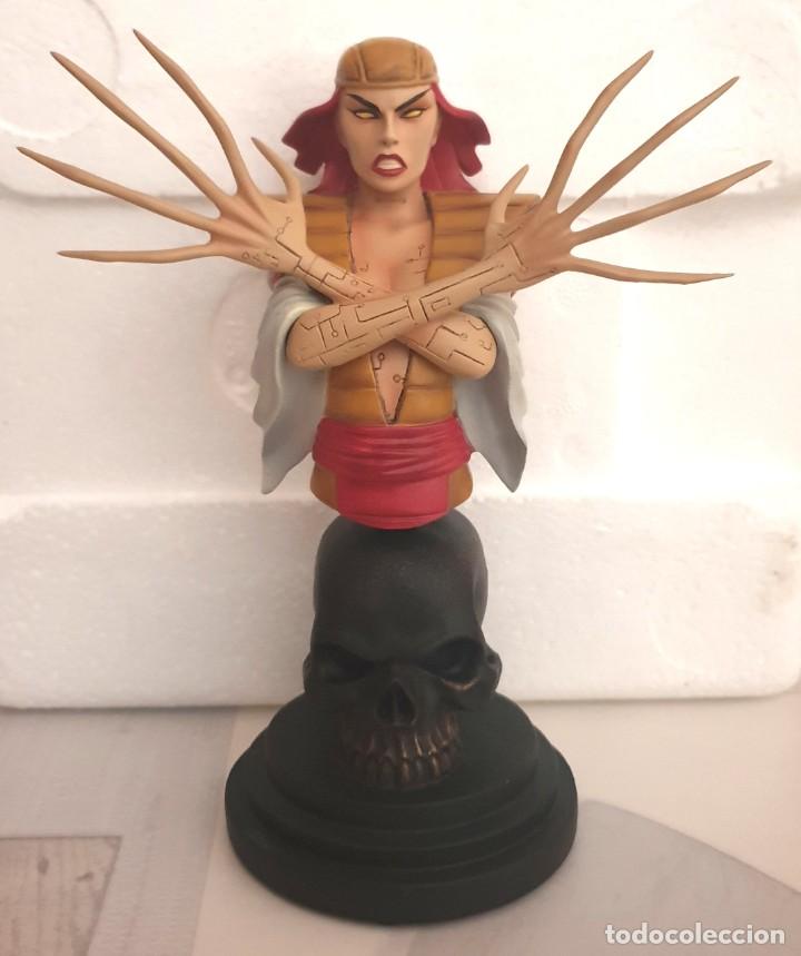 Figuras y mu&ntilde;ecos Marvel: Busto DAMA MORTAL - LADY DEATHSTRIKE. Bowen Designs 2011. - Foto 3