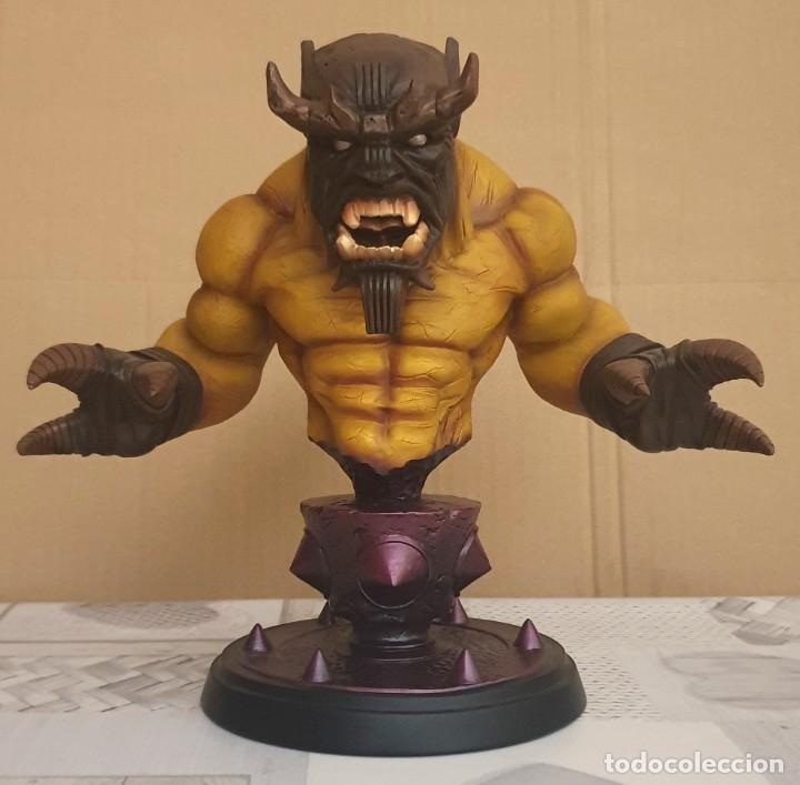 Figuras y mu&ntilde;ecos Marvel: Busto MANGOG (THOR). Bowen Designs 2009. - Foto 3