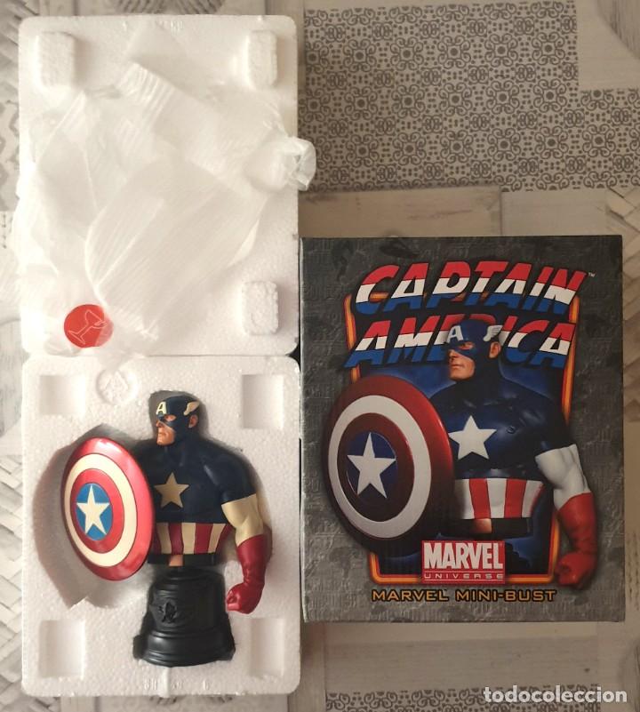 Figuras y mu&ntilde;ecos Marvel: Busto CAPITAN AMERICA II. Bowen Designs 2009. - Foto 2