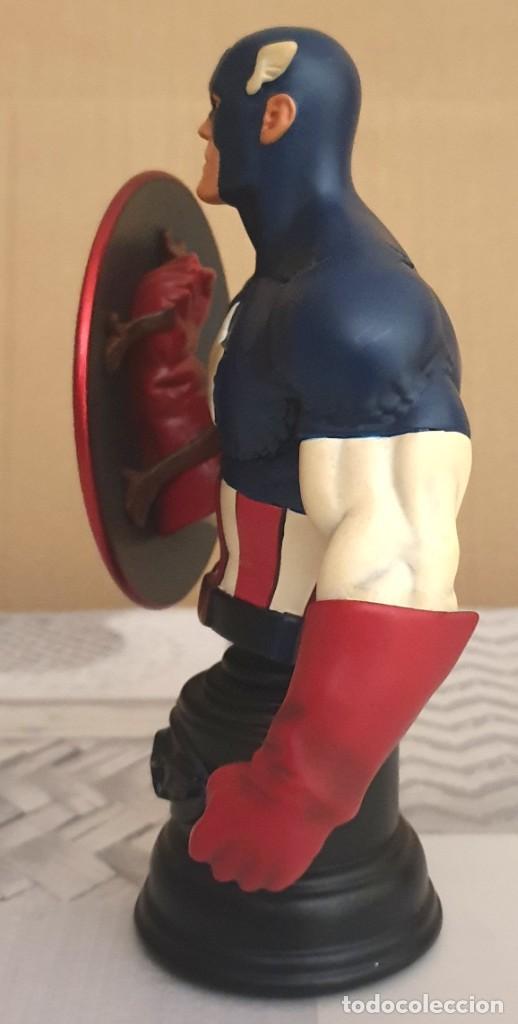 Figuras y mu&ntilde;ecos Marvel: Busto CAPITAN AMERICA II. Bowen Designs 2009. - Foto 4