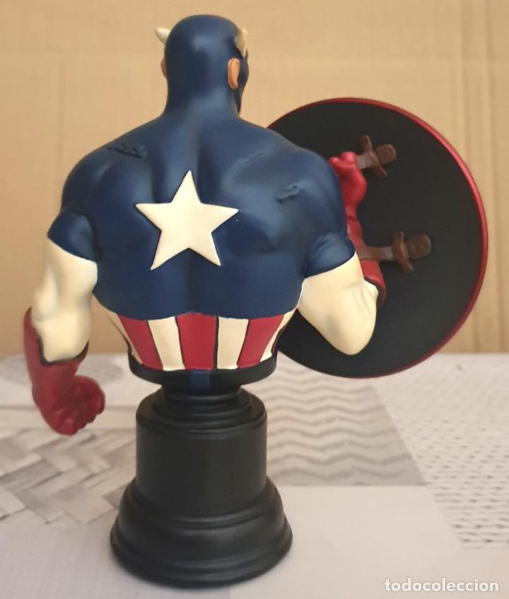 Figuras y mu&ntilde;ecos Marvel: Busto CAPITAN AMERICA II. Bowen Designs 2009. - Foto 5