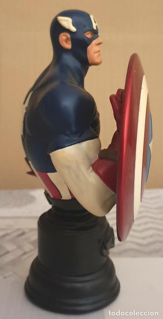 Figuras y mu&ntilde;ecos Marvel: Busto CAPITAN AMERICA II. Bowen Designs 2009. - Foto 6