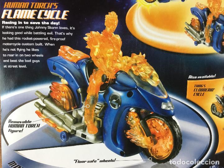Figuras y mu&ntilde;ecos Marvel: SILVER SURFER - HUMAN TORCH,S FLAME CYCLE HASBRO MARVEL 2009 - Foto 5