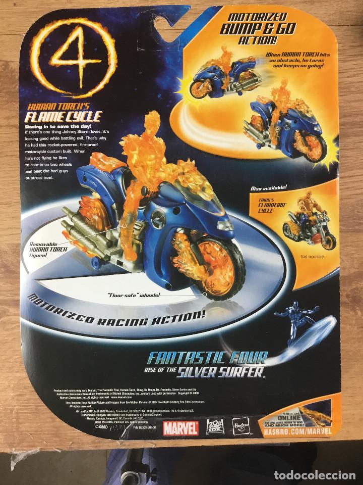 Figuras y mu&ntilde;ecos Marvel: SILVER SURFER - HUMAN TORCH,S FLAME CYCLE HASBRO MARVEL 2009 - Foto 6