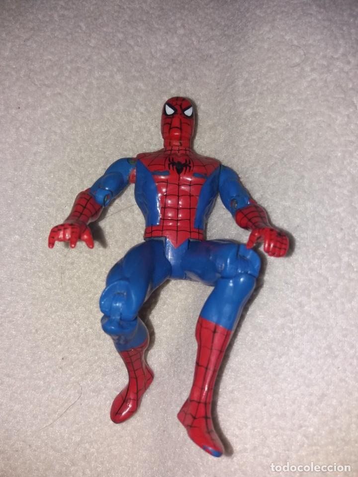 Figuras y mu&ntilde;ecos Marvel: Spiderman Marvel 1994 con valla publicitaria - Foto 3