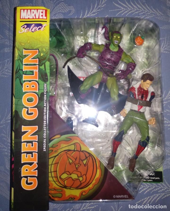 Figuras y mu&ntilde;ecos Marvel: Figura Marvel Select: Classic Green Goblin vs Spider Man - Foto 1