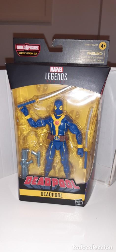 Figuras y mu&ntilde;ecos Marvel: FIGURA DEADPOOL AZUL. MARVEL LEGENDS. SIN PIEZA BAF. X-Men - Foto 1