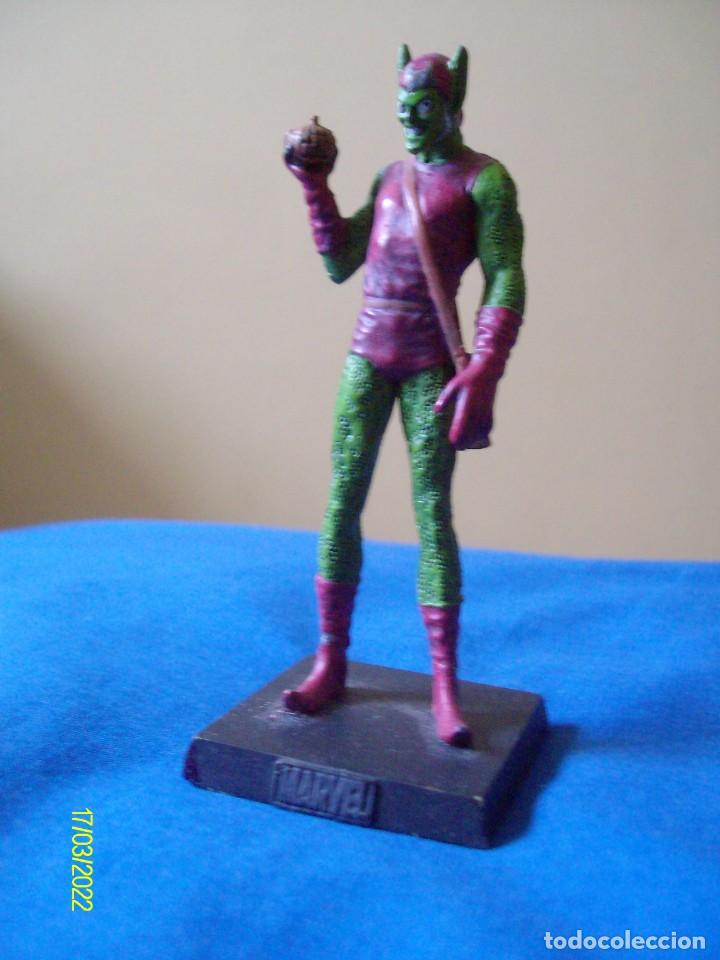 Figuras y mu&ntilde;ecos Marvel: FIGURA DUENDE VERDE PLOMO MARVEL ALTAYA O EAGLEMOSS - Foto 1
