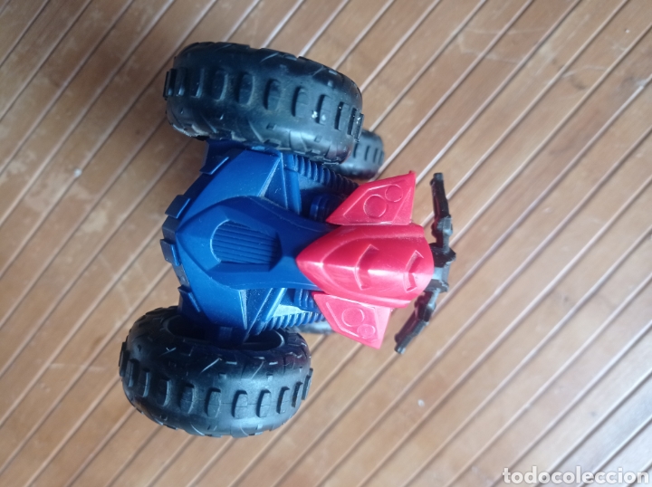 Figuras y mu&ntilde;ecos Marvel: Moto Quad Spiderman Marvel 2008 funcionando - Foto 3